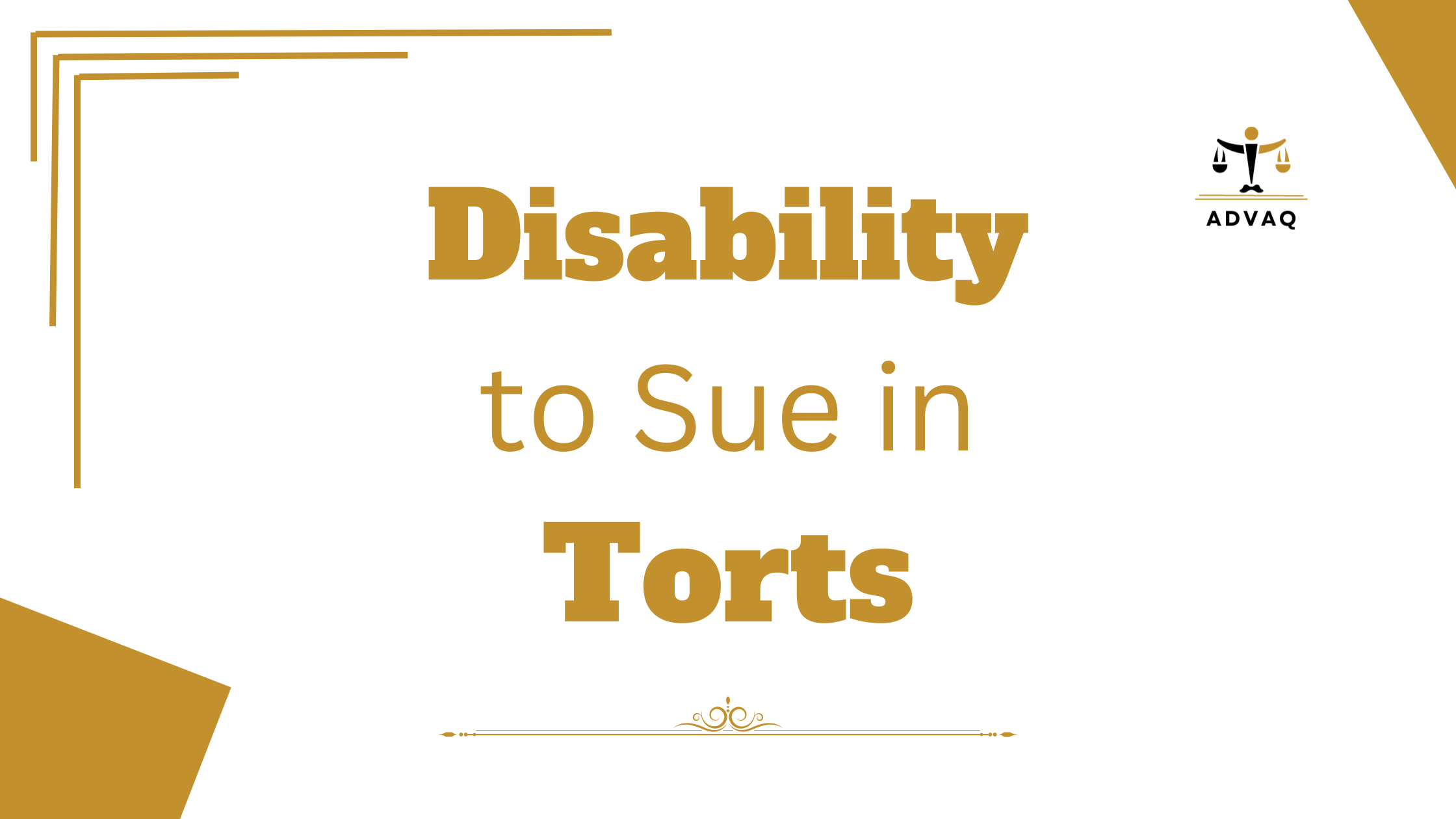 Disability to Sue in Torts