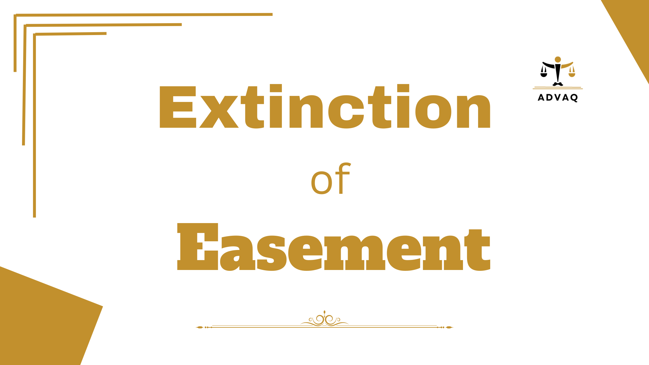 Extinction of Easement