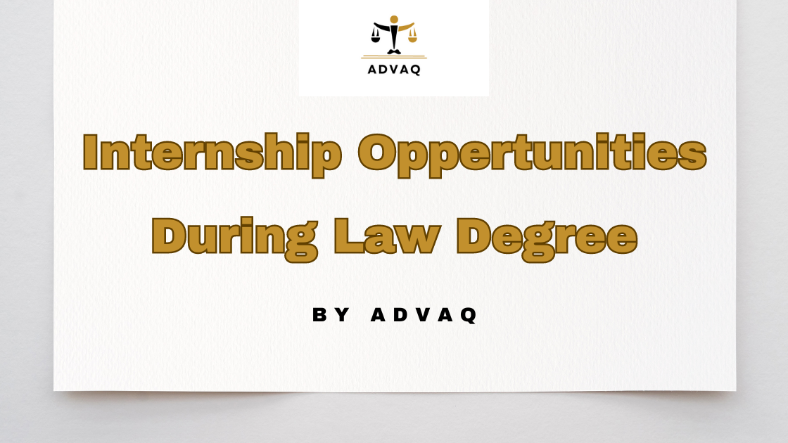 Internships during LLB